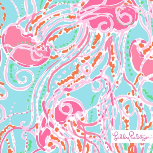 Lilly Pulitzer Courtney Beaded Tunic Dress in Jellies be Jammin Aqua Pink Sz XS - Picture 5 of 8